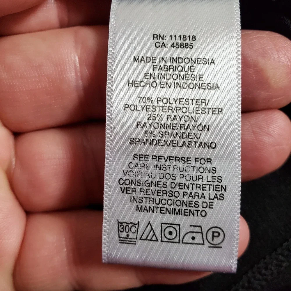 Michael Kors Pants Womens XL Black Pull On Stretch Slim Fit Minimal Classic - Picture 7 of 8